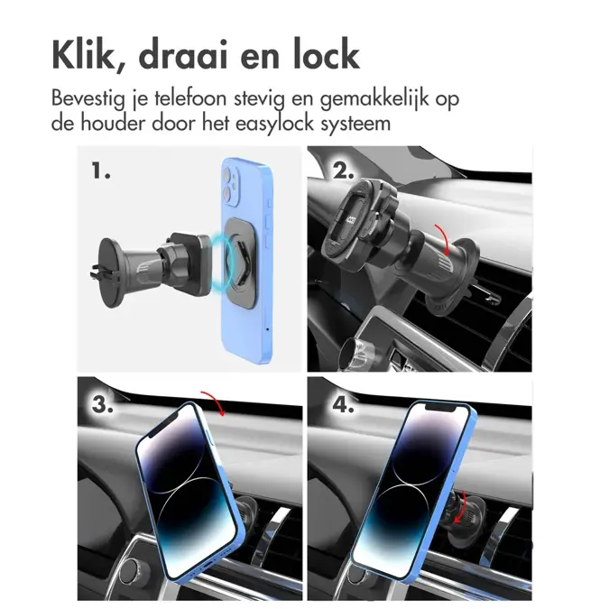 Accezz EasyLock Houder - iPhone 14