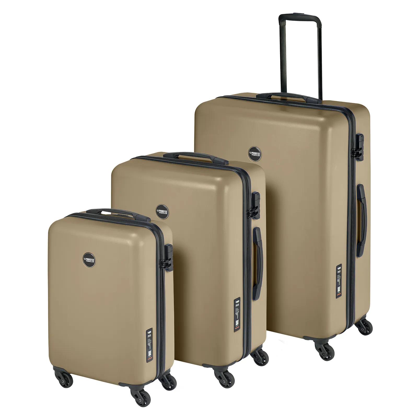 Princess Traveller  PT01 Set  Driedelige kofferset  SML  Bronzen