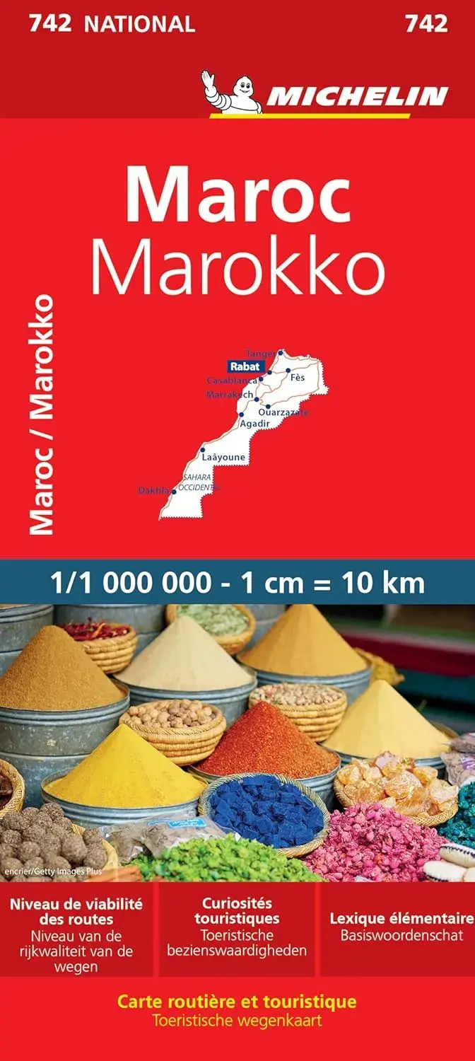 Wegenkaart National 742 Marokko