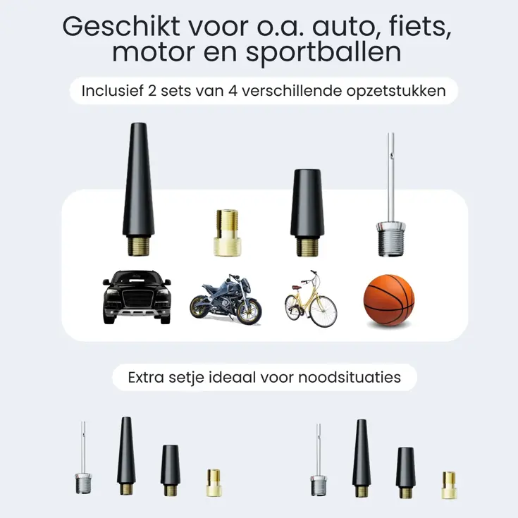Elektrische Bandenpomp - 10,5 Bar - 30L/min