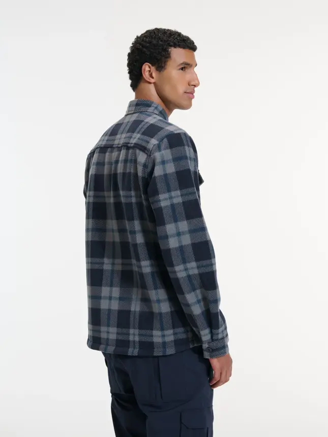 Olev - Gevoerd overshirt heren - Human Nature