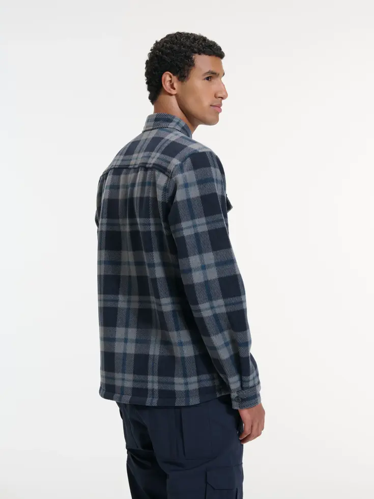 Olev - Gevoerd overshirt heren - Human Nature