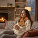 Oplaadbare verwarmende shawl - drie standen