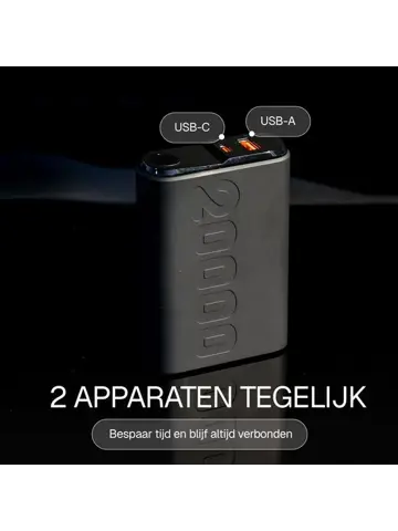 Snellader Powerbank 20000 mAh - 22.5W