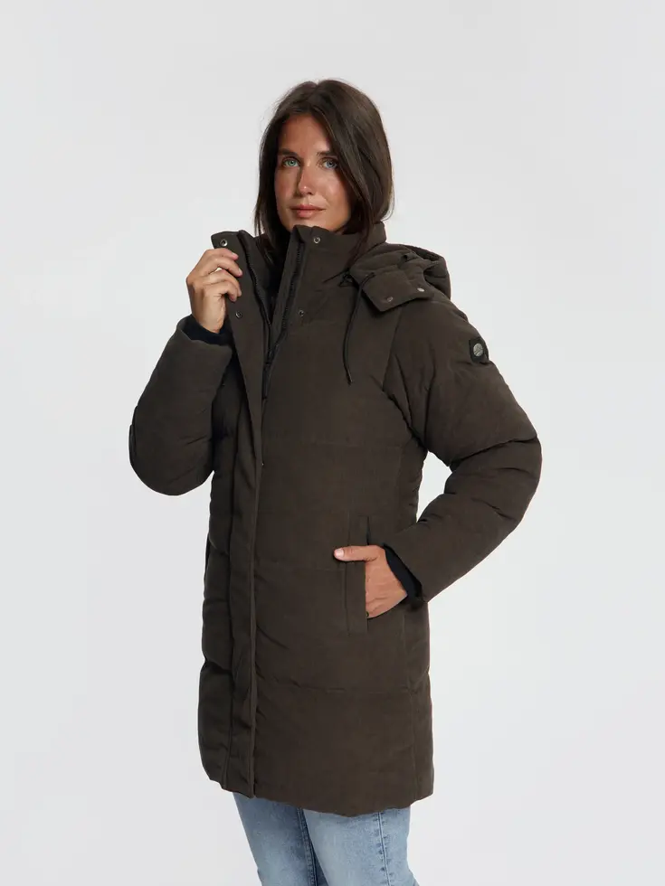 Ulvik Dames - Puffer winterjas - Corduroy