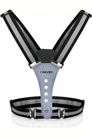 Craved Hardloopvest LED - Oplaadbaar