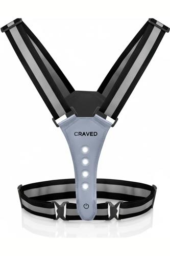 Craved Hardloopvest LED - Oplaadbaar