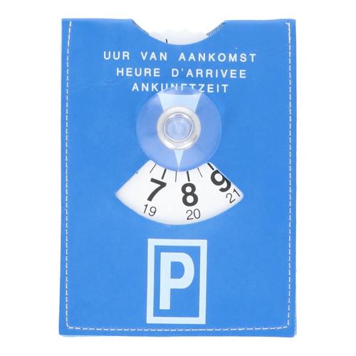 Parkeerschijf met zuignap voor blauwe zones