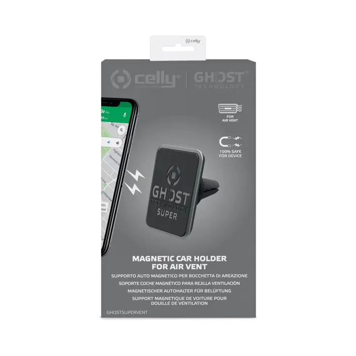 Universele smartphonehouder voor ventilatie