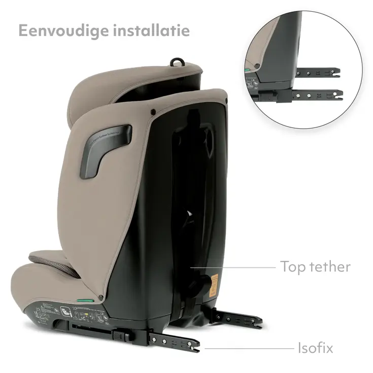 Carter Luxe i-Size/isofix Autostoel - 76-150 cm