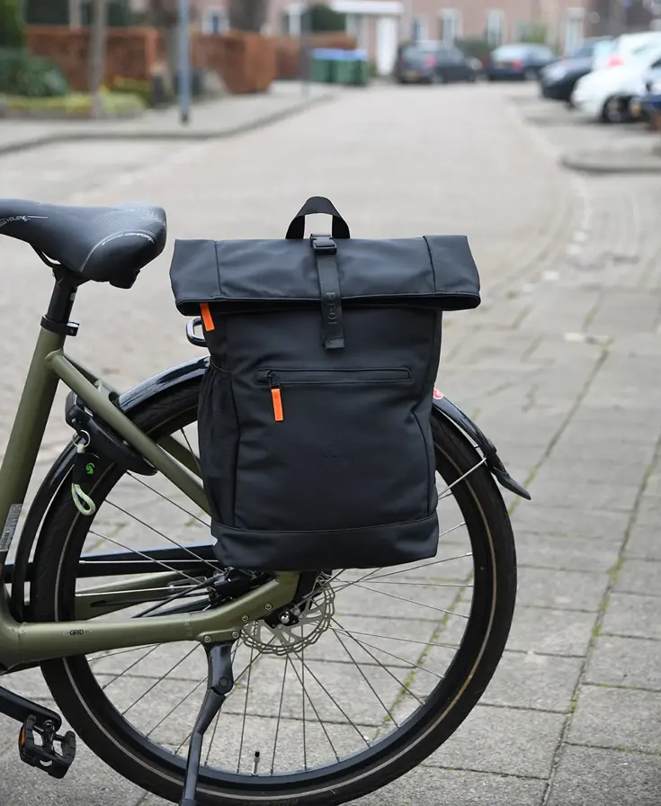 PT01 Fiets Rugzak - Pitch Black - Laptopvak