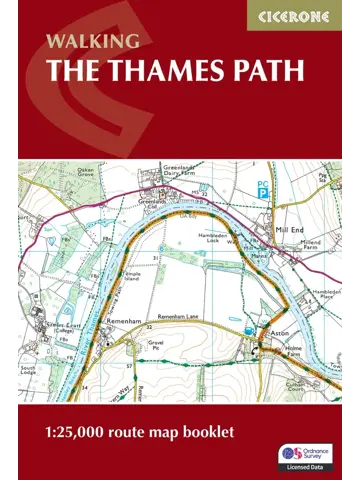 Kaartgids Booklet The Thames Path Map
