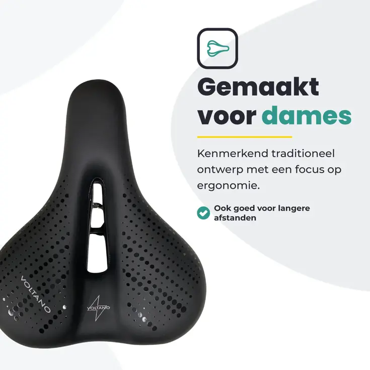 Voltano Dames Fietszadel Uitsparing