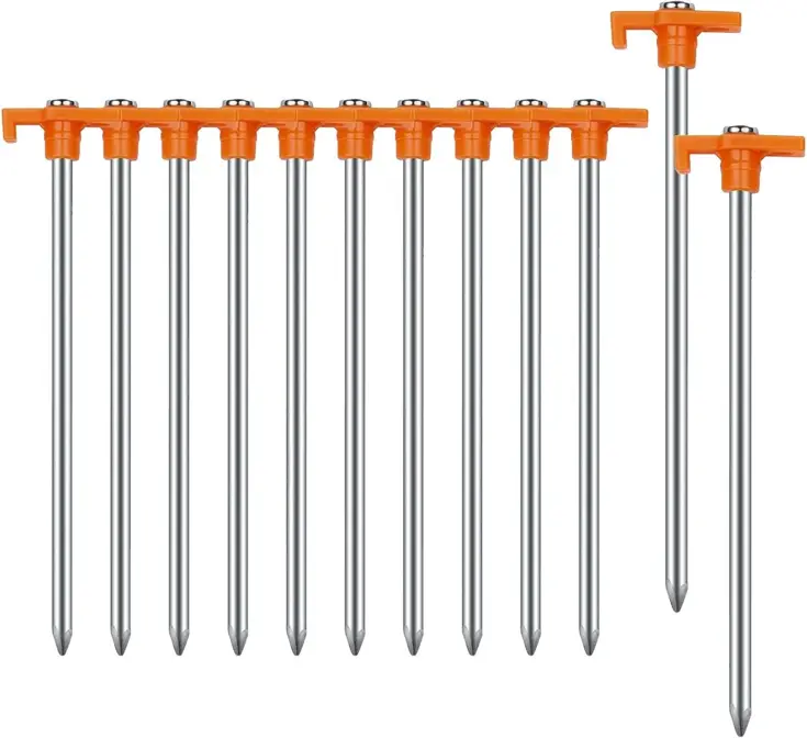 Tentharingen - 18 cm Oranje - 12 Stuks