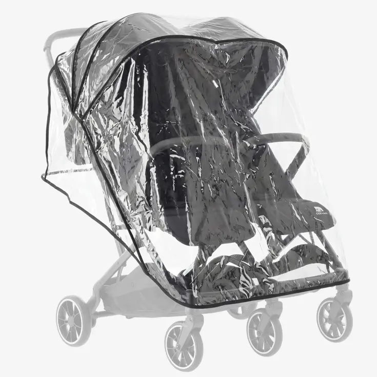 Rolo X2 Regenhoes dubbele buggy - Joovy Kooper x2