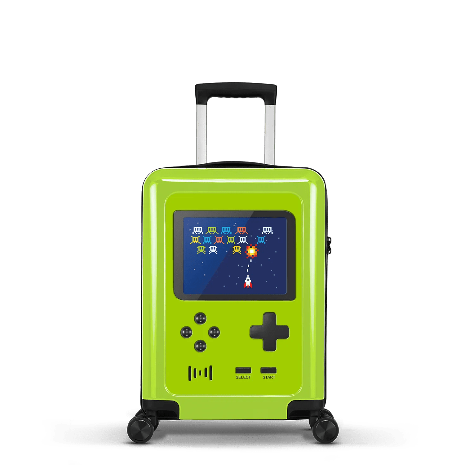 Stickercase  Space Sluggers  Handbagage Koffer  54cm  LichtGroen