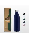 FLASKE 1 liter  RVS Drinkfles