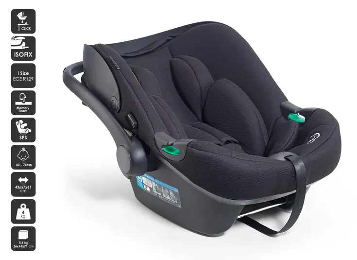 BabyGo Travel XP 40-87 cm i-Size Autostoel