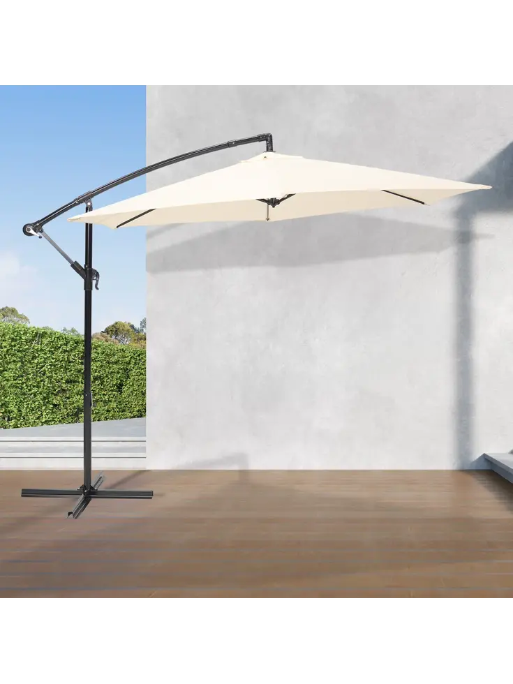 Zweefparasol - 300CM - Incl. Kruisvoet
