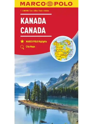 Marco Polo wegenkaart Canada