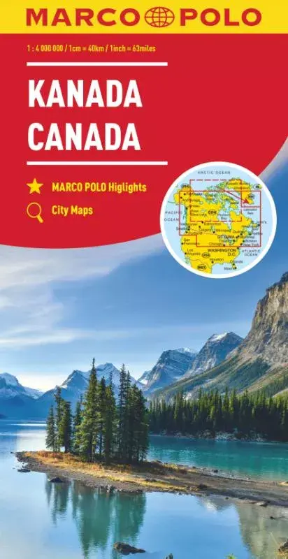wegenkaart Canada