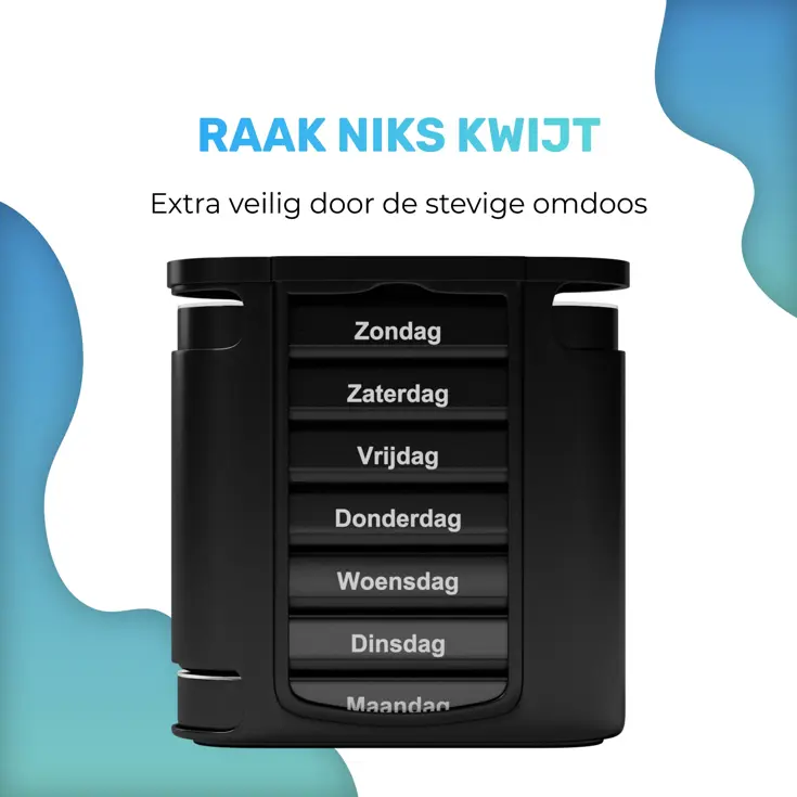 GEASY Pillendoos 7 Dagen – 4 Vakken