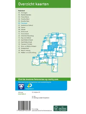 Falk VVV Fietskaart 06 Flevoland