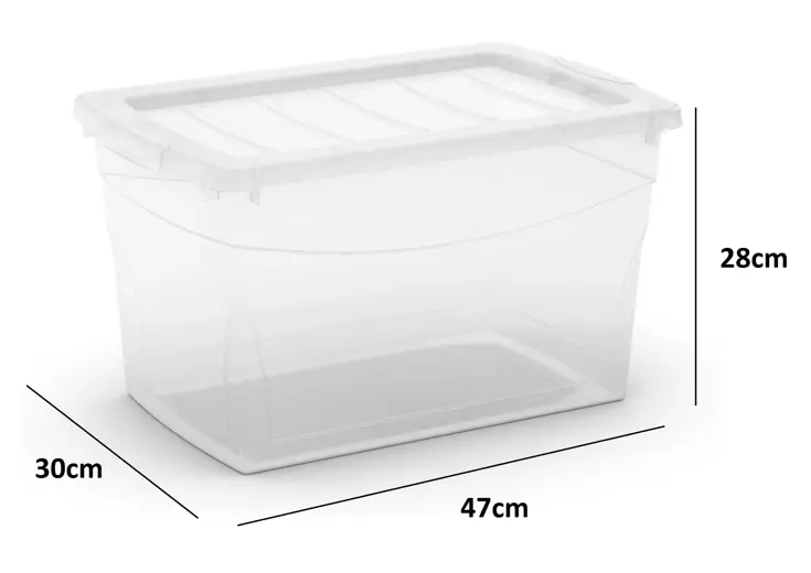Omni Opbergbox M - 30L - transparant
