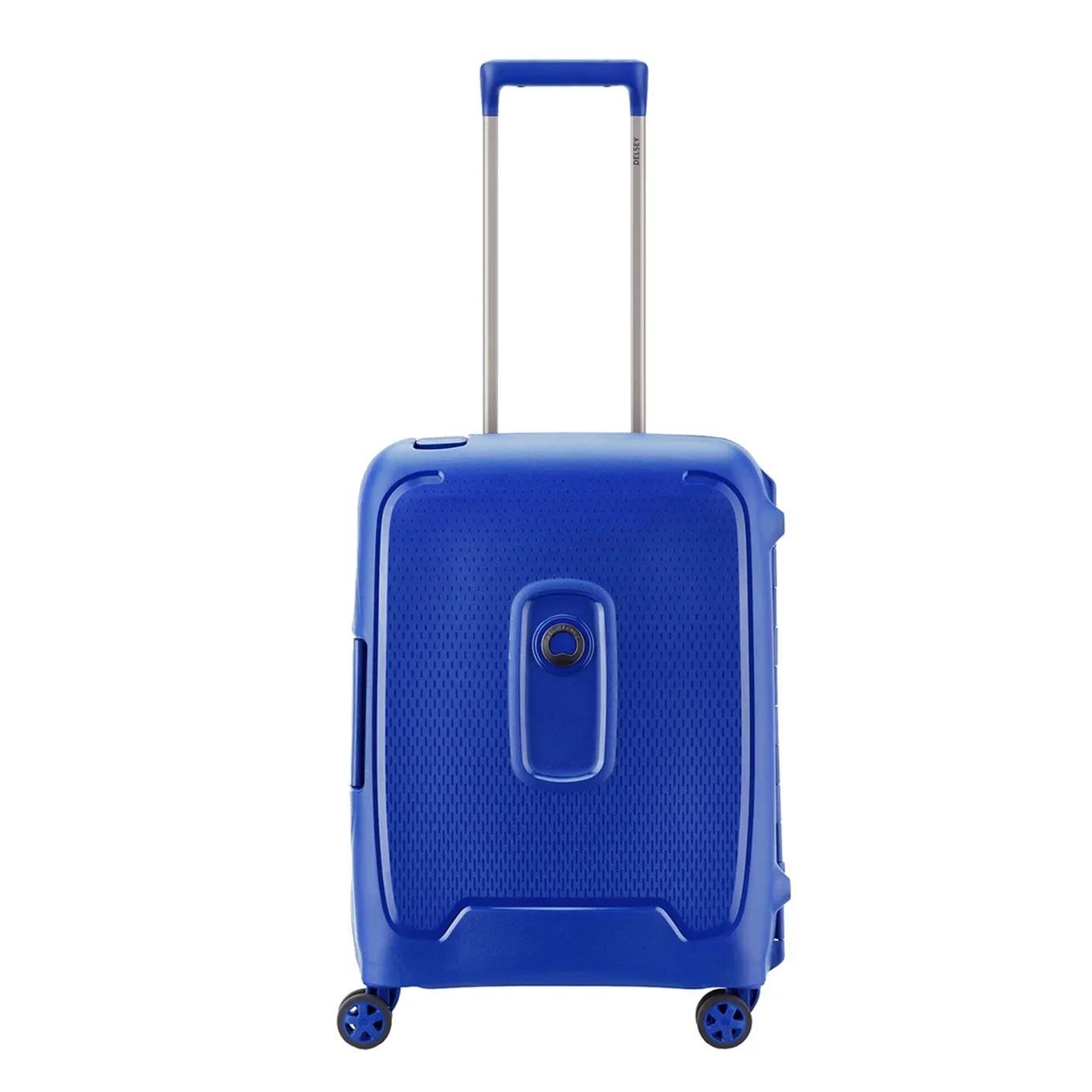 Delsey  Moncey 4 Wheel Trolley 55/40 Slim blue  Blauw main product image