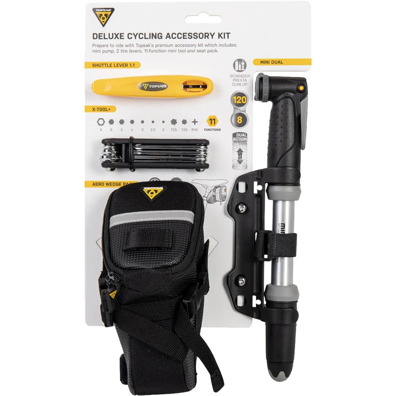 Topeak  Deluxe Cycling Accessory Kit  Zwart main product image