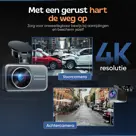 Camigoo D1 Pro - 2CH Dashcam 4K 256GB