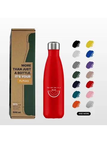 FLASKE 500 ml RVS Drinkfles