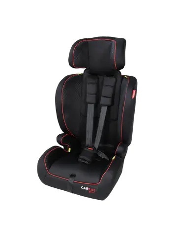 Luca I-Size Zitverhoger Zwart/Rood 76-150cm