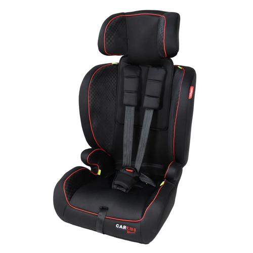 Luca I-Size Zitverhoger Zwart/Rood 76-150cm
