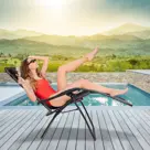 LifeGoods Opvouwbare Tuinstoel