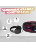 TDB212PINK DAB+/FM Radio Boombox