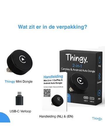 2-in-1 CarPlay & Android Auto Dongle