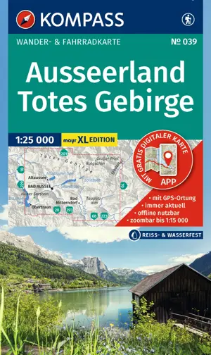 Wandelkaart WK039 Ausseerland Totes Gebirge