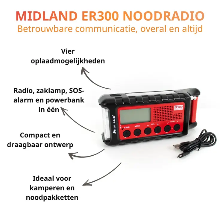 Midland ER300 noodradio