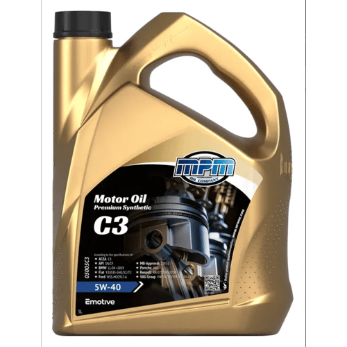 Motorolie 5w40 c3 premium synthetic | 5 liter