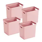 Sigma home - Opbergbox - 25L roze - 4-delig