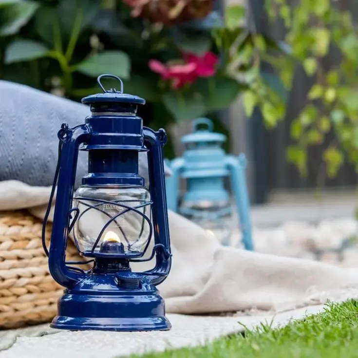 LED Stormlamp Kobalt Blauw – Waterdicht
