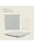 Warmtezitkussen 40x40cm