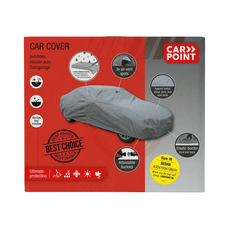 3-laags autohoes 432x150 cm