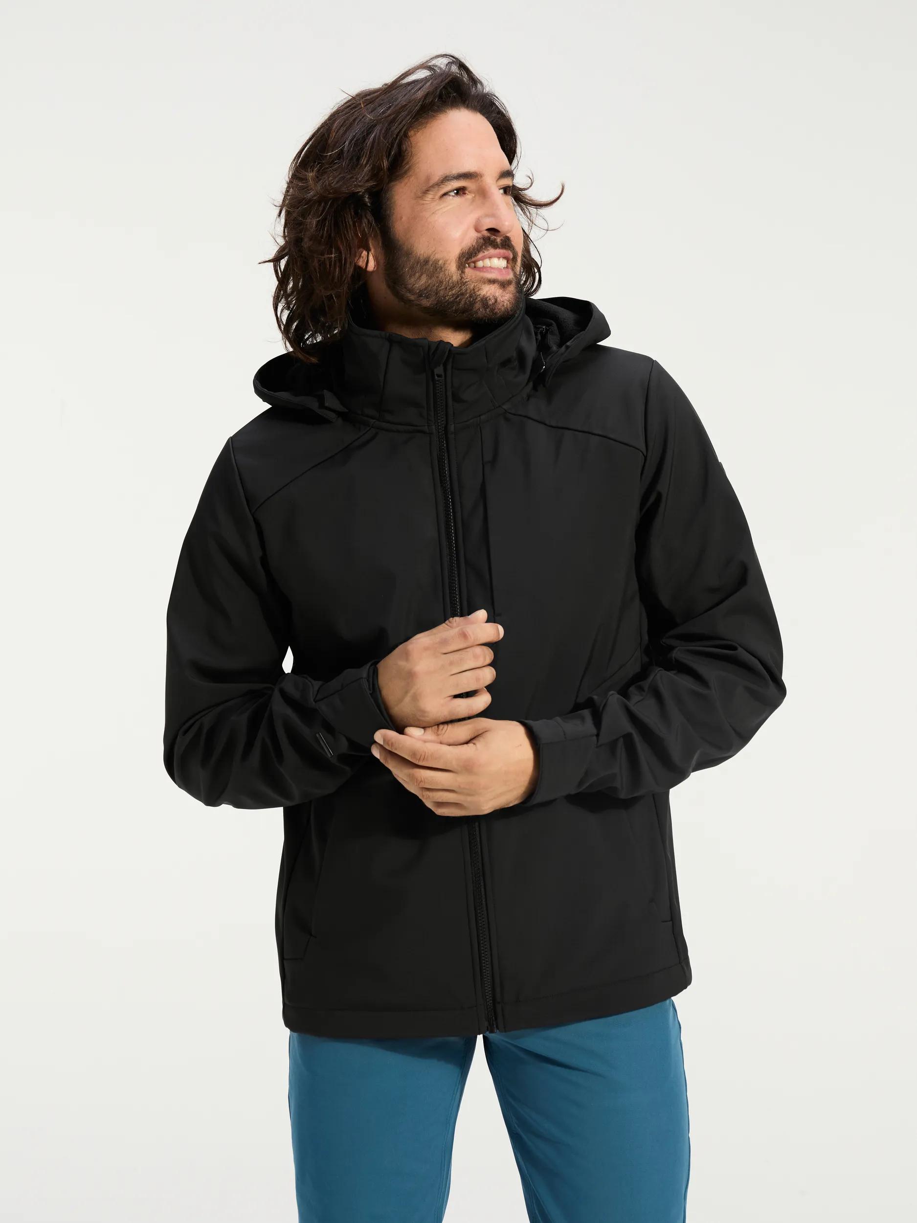 ANWB  Yapton  Softshelljas heren  Human Nature  Zwart   XXXL