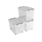Curver Handy+ Opbergbox - 65L - 3 stuks
