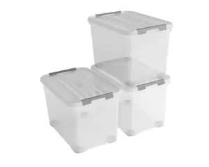 Curver Handy+ Opbergbox - 65L - 3 stuks