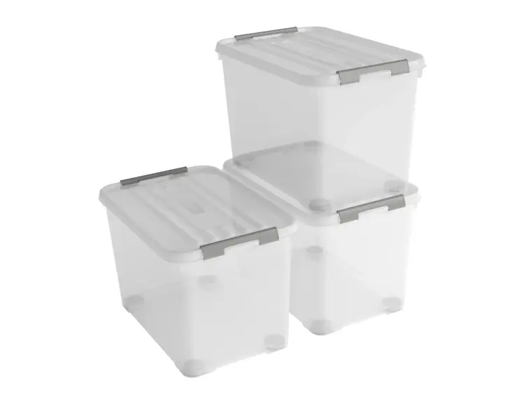 Curver Handy+ Opbergbox - 65L - 3 stuks