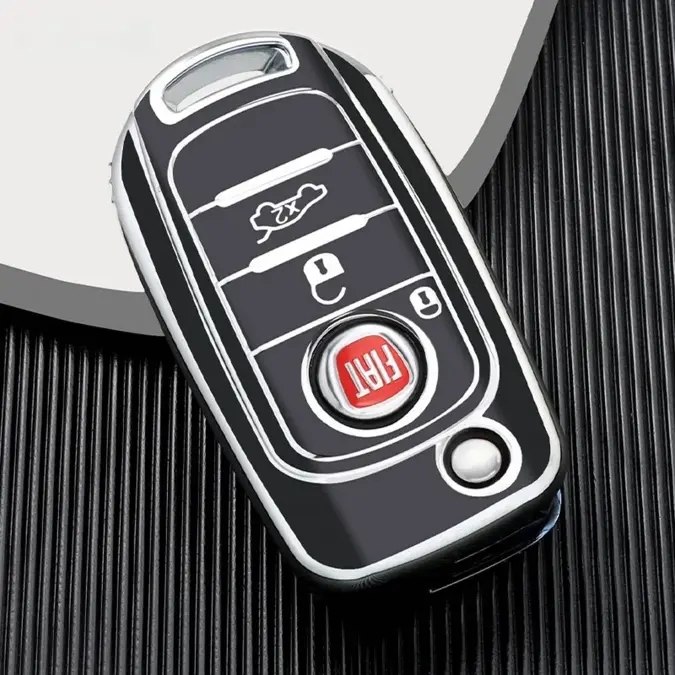 Dutch Shield Sleutelhoesje  Fiat zwart B3