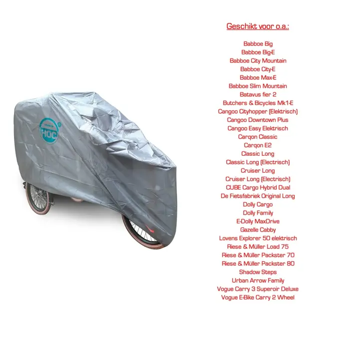 CUHOC Bakfietshoes - 265x105x125 cm